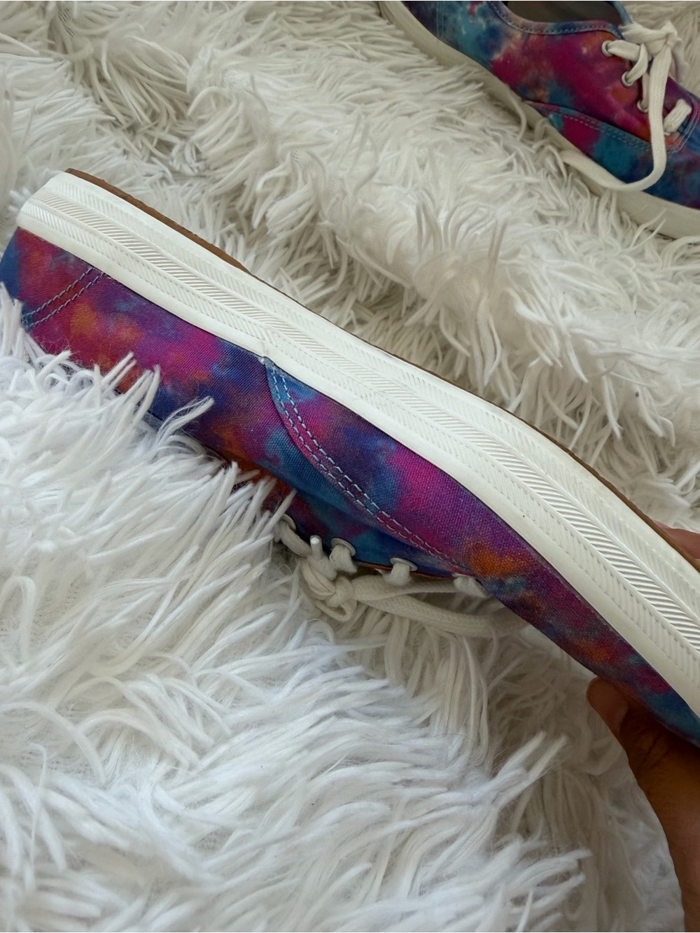 Keds Tie-Dye Canvas Sneakers Women's Size 9 Like New — image 4 of 7